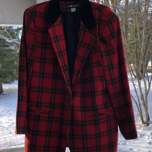 Red Plaid Jacket
